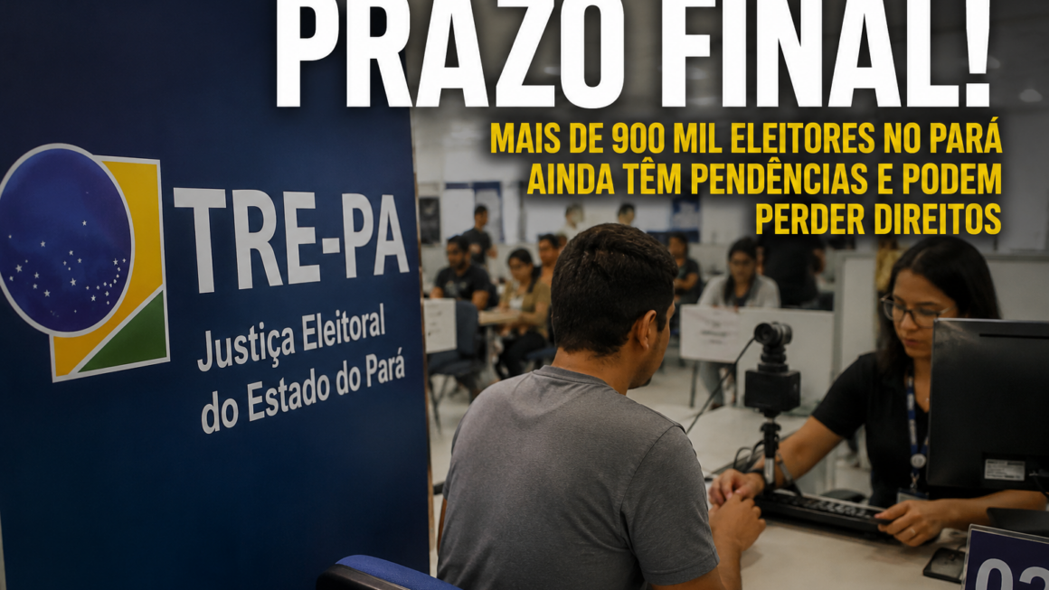 Mais de 900 mil paraenses com pendências eleitorais entram na reta final