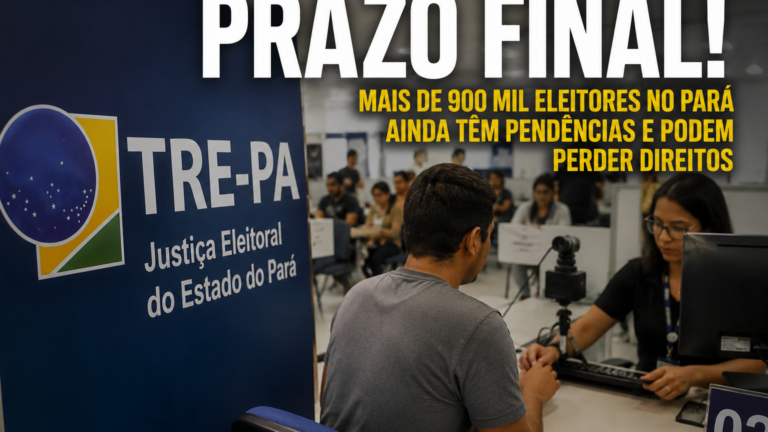 Mais de 900 mil paraenses com pendências eleitorais entram na reta final