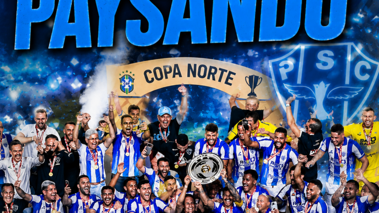 Paysandu atropela Nacional-AM, conquista a Copa Norte