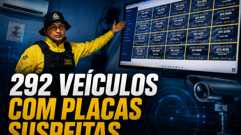 Quase 300 veículos com placas irregulares entram na mira do Sentinela
