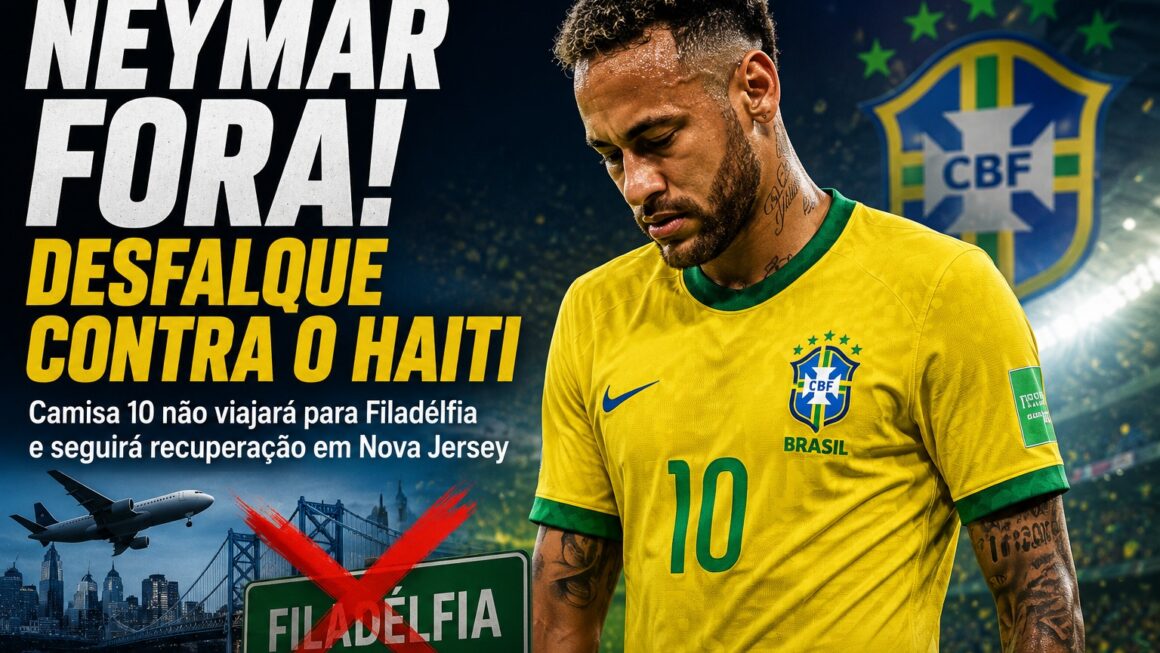 Neymar vira preocupação na Seleção